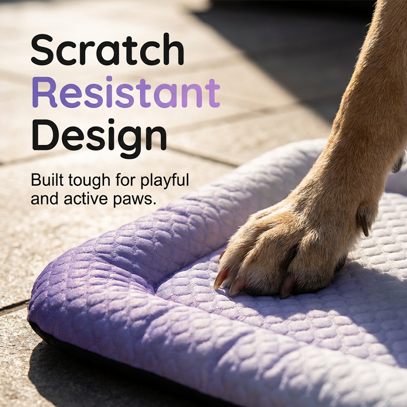 upsell❄️Pet Cooling Mat for Dogs & Cats 🐾  Naturally Cool Ice-Silk Pad • Breathable, Washable & Soft (Copy)