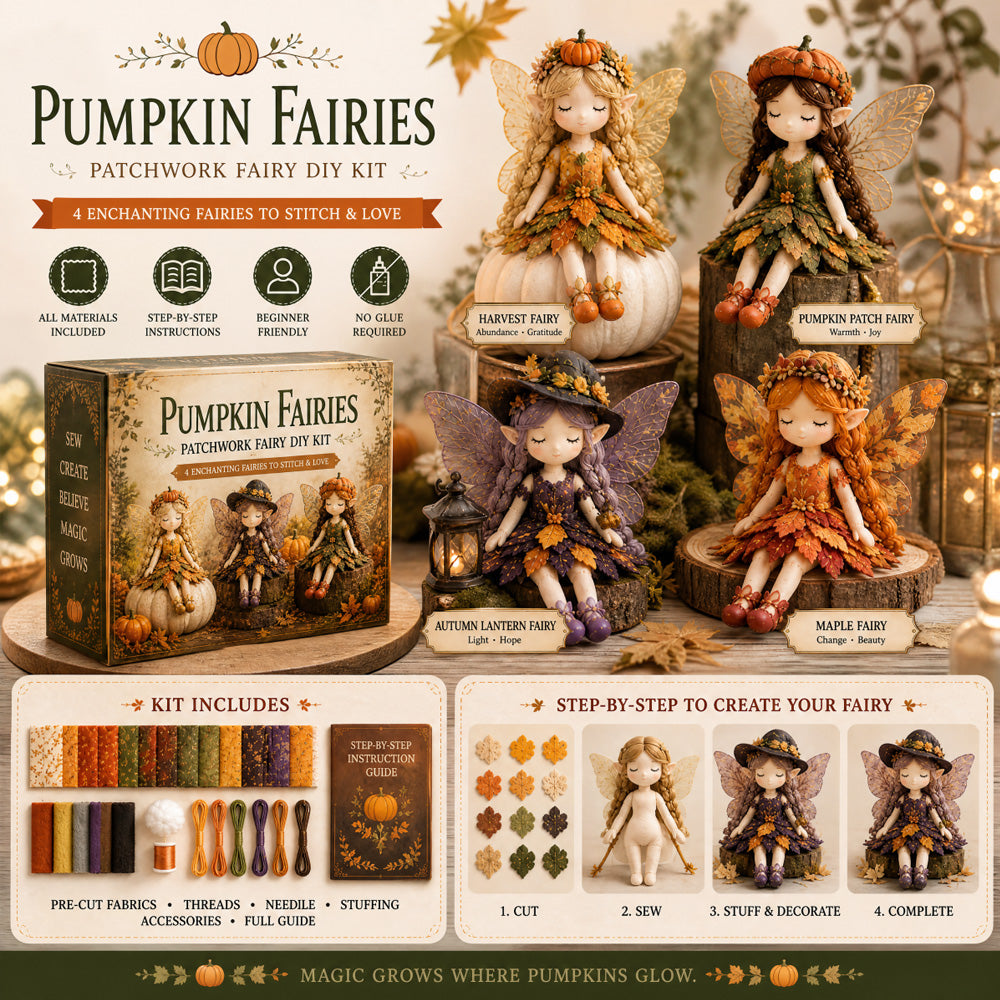 🔥LAST DAY 49% OFF🧵Fairy Patchwork DIY Collection