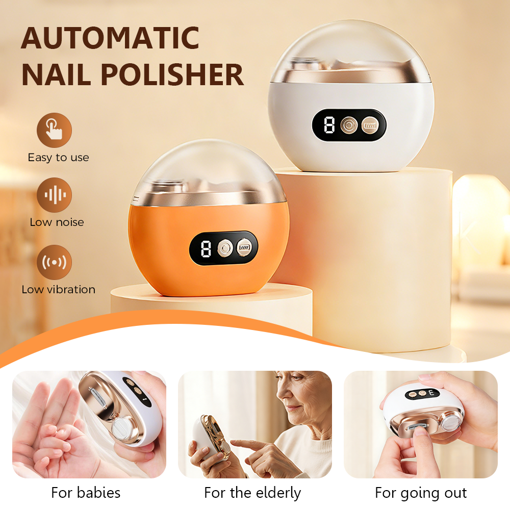 Doryma®3-in-1 💅Electric Nail Trimmer with Adjustable Speed, LED Light & Dust Collection – Rechargeable & Portable