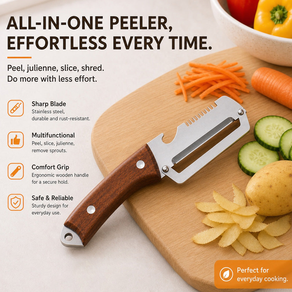 upsell🔪🥕BUY 1 – GET 1 FREE: Multifunctional peeler