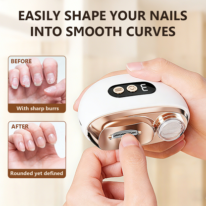 Doryma®3-in-1 💅Electric Nail Trimmer with Adjustable Speed, LED Light & Dust Collection – Rechargeable & Portable