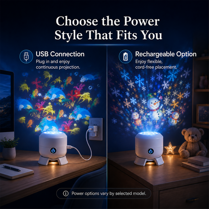 upsell🥳Doryma®2026 HOT SALE🥳💥🌈 50% OFF! Dynamic Rotating LED Light Projector – Calm & relaxation for your home. Gentle moving lights ease restless nights. Perfect for bedroom or living room. 🌙✨ (Copy)