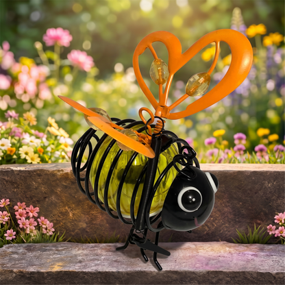 🐝Hanging Bee Light – Warm Amber Glow, Flicker-Free, Perfect for Garden Parties – Spread Joy Day and Night 🌞🌜