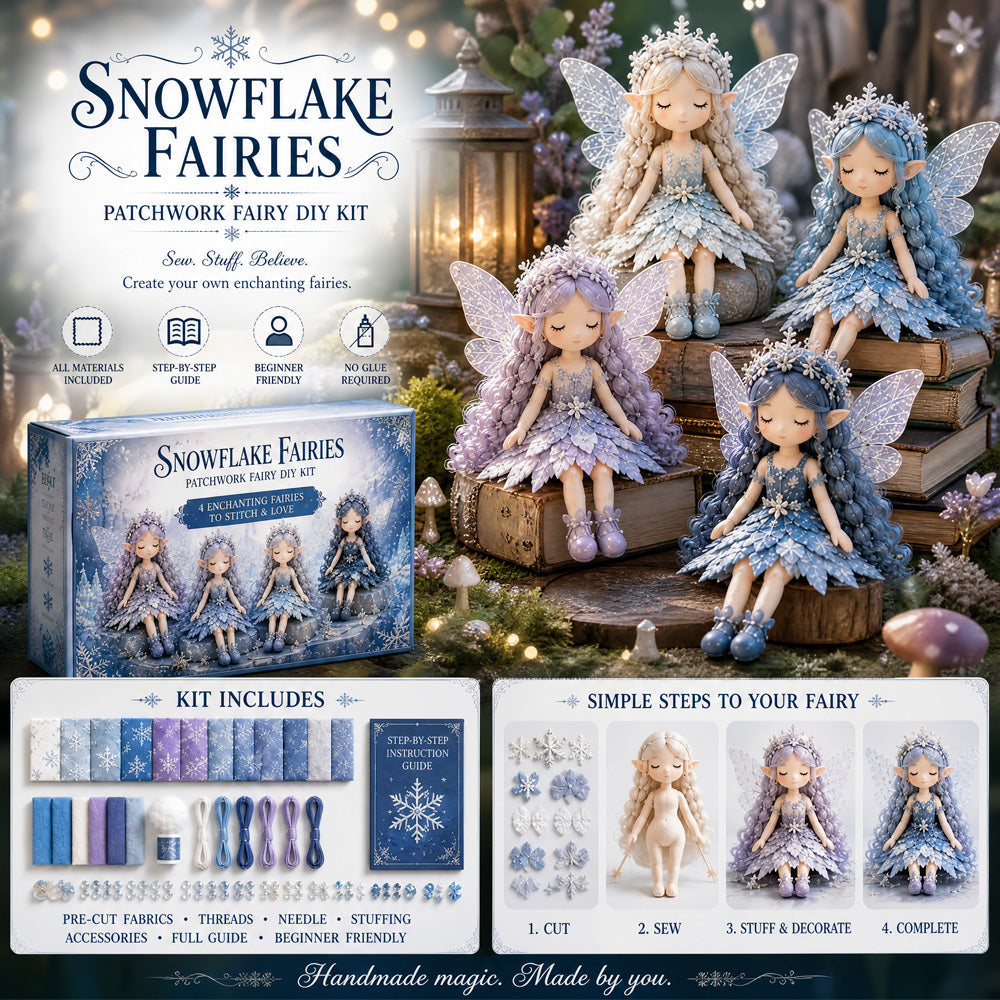 🔥LAST DAY 49% OFF🧵Fairy Patchwork DIY Collection