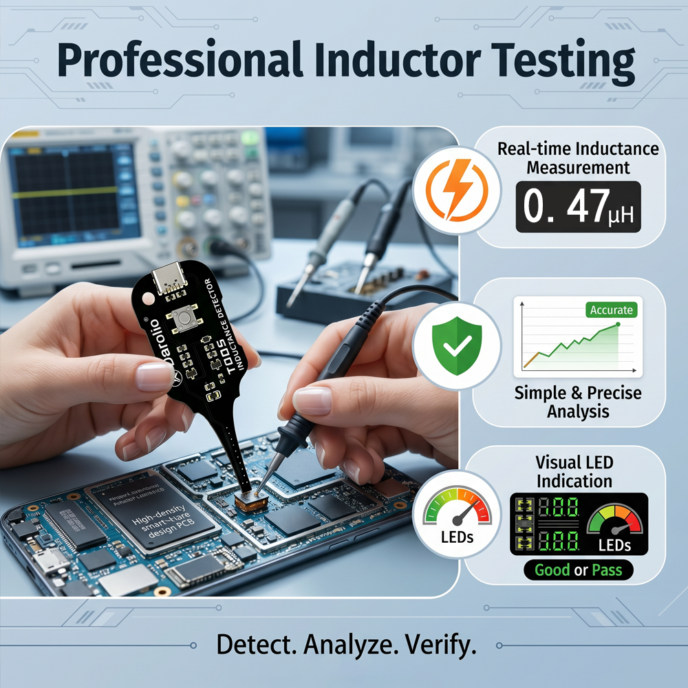 Doryma® Inductor Signal Tester ⚡🖐️ One Tap to Detect Circuit Problems📡 Non-Contact & Easy to Use💡 Built for Fast Electronic Repairs🔥 HOT SALE — SAVE 50%