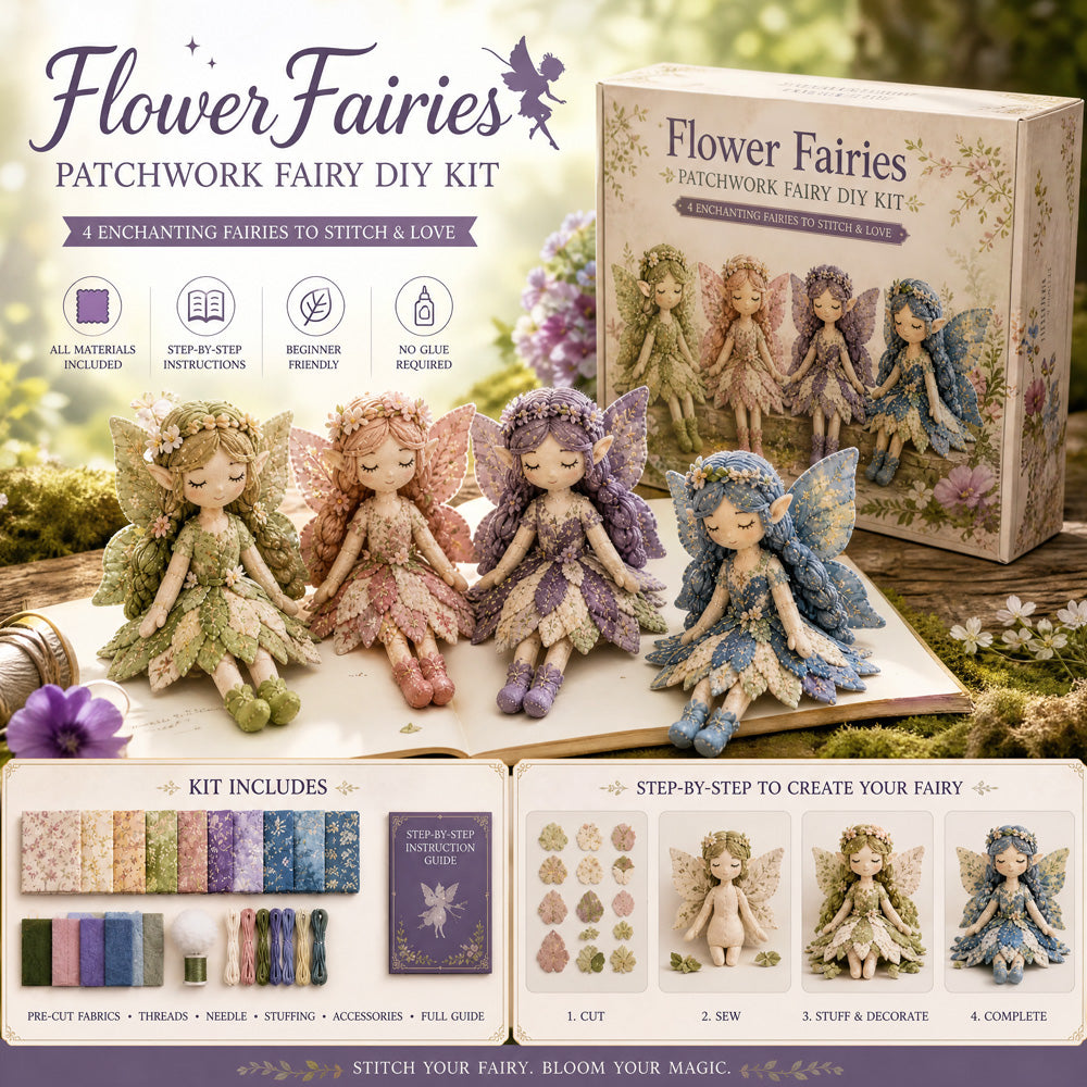 🔥LAST DAY 49% OFF🧵Fairy Patchwork DIY Collection