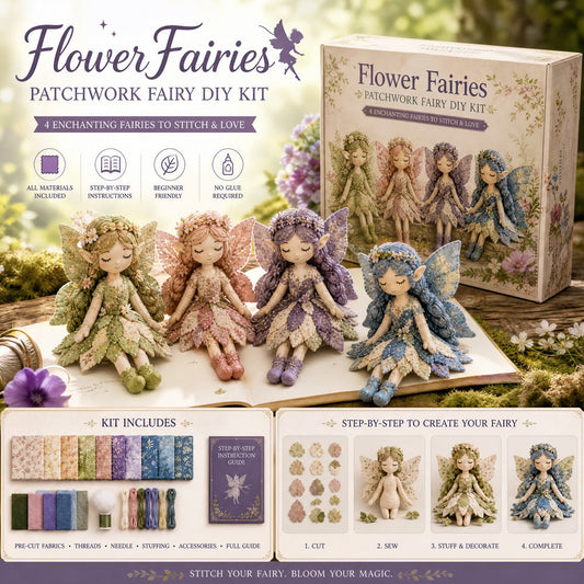 🔥LAST DAY 49% OFF🧵Fairy Patchwork DIY Collection