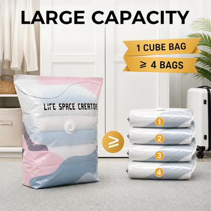 upsell🥳2026 HOT SALE🥳💞50K+ SOLD!Doryma® No‑Pump Vacuum Storage Bags – Press & seal, no pump needed. Saves 80% space, keeps clothes dry & dust‑free. Perfect for bulky bedding & off‑season gear. 🛏️🗄️ (Copy)