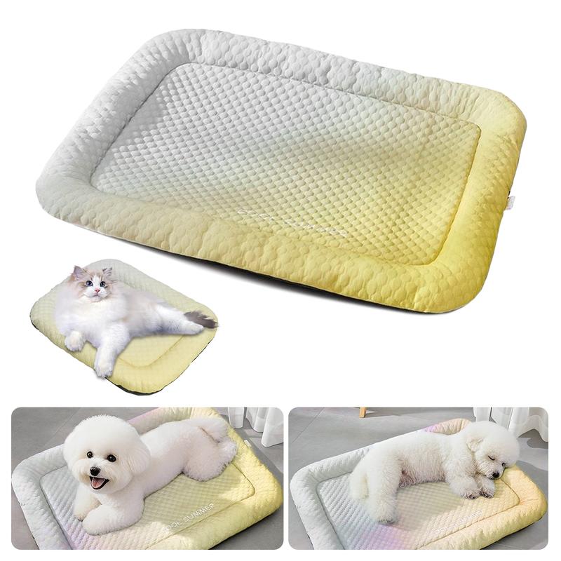 upsell❄️Pet Cooling Mat for Dogs & Cats 🐾  Naturally Cool Ice-Silk Pad • Breathable, Washable & Soft (Copy)