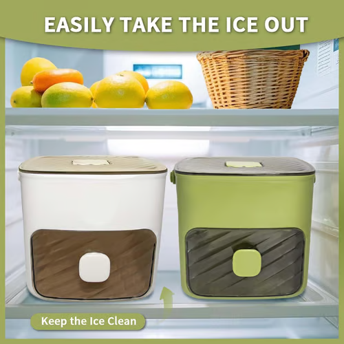 Doryma® 🧊Portable Ice Maker with Lid and Storage Box (48 cubes)