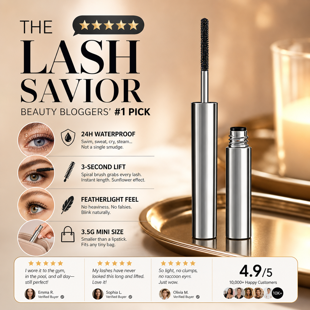 📢📢Buy 1 Get 1 FREE✨ Waterproof Curling & Lengthening Mascara ✨