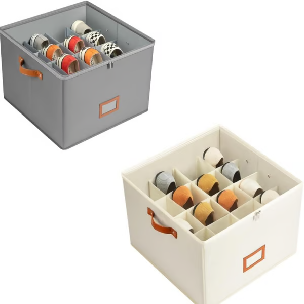 Doryma®🔥Oxford Fabric Foldable Design Shoe Organizer, Storage Box