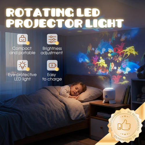 🌈Doryma®Dynamic Aurora LED Projector Lamp – Transform Any Room Into a Relaxing Light Escape