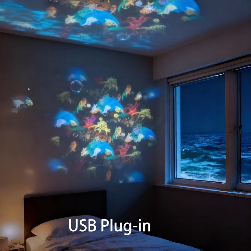 upsell🥳Doryma®2026 HOT SALE🥳💥🌈 50% OFF! Dynamic Rotating LED Light Projector – Calm & relaxation for your home. Gentle moving lights ease restless nights. Perfect for bedroom or living room. 🌙✨ (Copy)