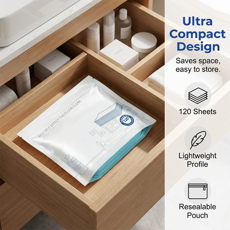 upsell🥳2026 HOT SALE🥳💞50K+ SOLD!⏳✨ 50% OFF! Water‑Soluble Floor Sheets – Just drop in water, no measuring. Cleans & shines all floors. Safe & streak‑free. 120 sheets pack. Your daily helper. 🧹💧 (Copy)