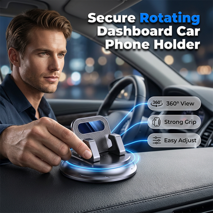 upsellDoryma® 🚗 40% OFF NOW!📱 Rotating Dashboard Car Phone Holder – 360° Adjustable & Anti-Slip – Hands-Free Phone Mount 🛡️ (Copy)