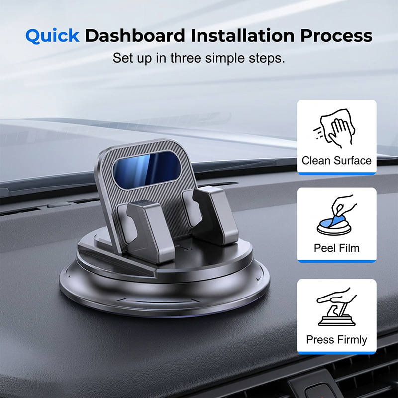 upsellDoryma® 🚗 40% OFF NOW!📱 Rotating Dashboard Car Phone Holder – 360° Adjustable & Anti-Slip – Hands-Free Phone Mount 🛡️ (Copy)