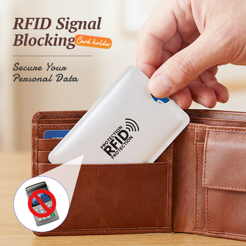 🛡️🏆LAST DAY SALE 40% OFF🔥RFID Blocking Sleeves for Credit Cards💳