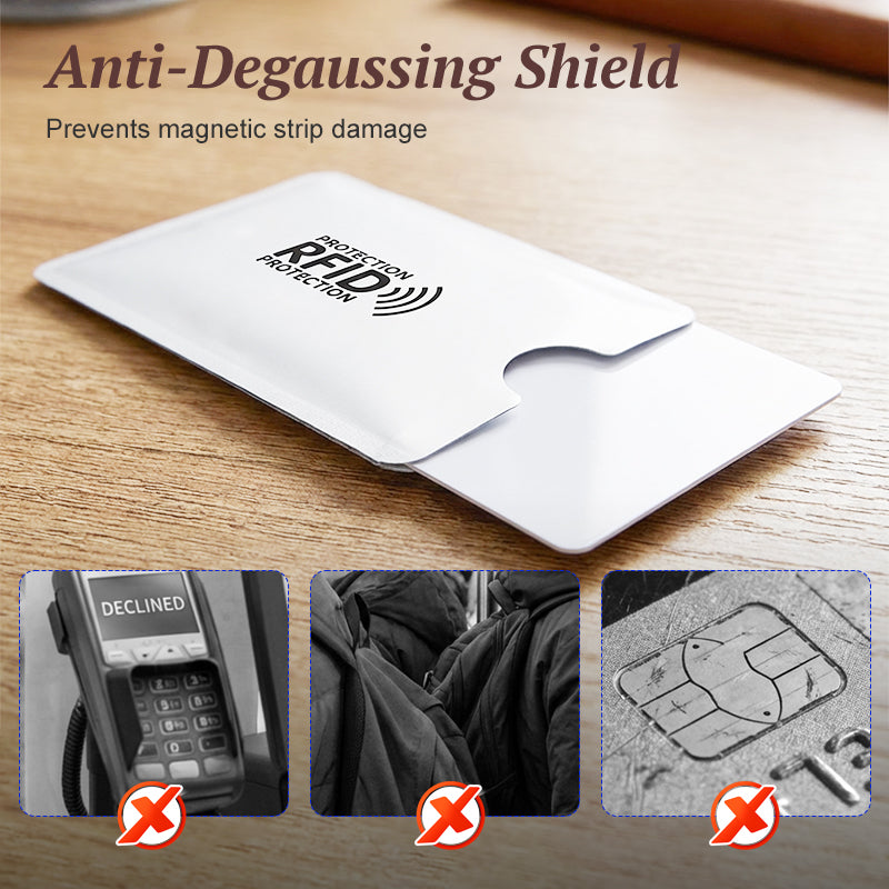 🛡️🏆LAST DAY SALE 40% OFF🔥RFID Blocking Sleeves for Credit Cards💳