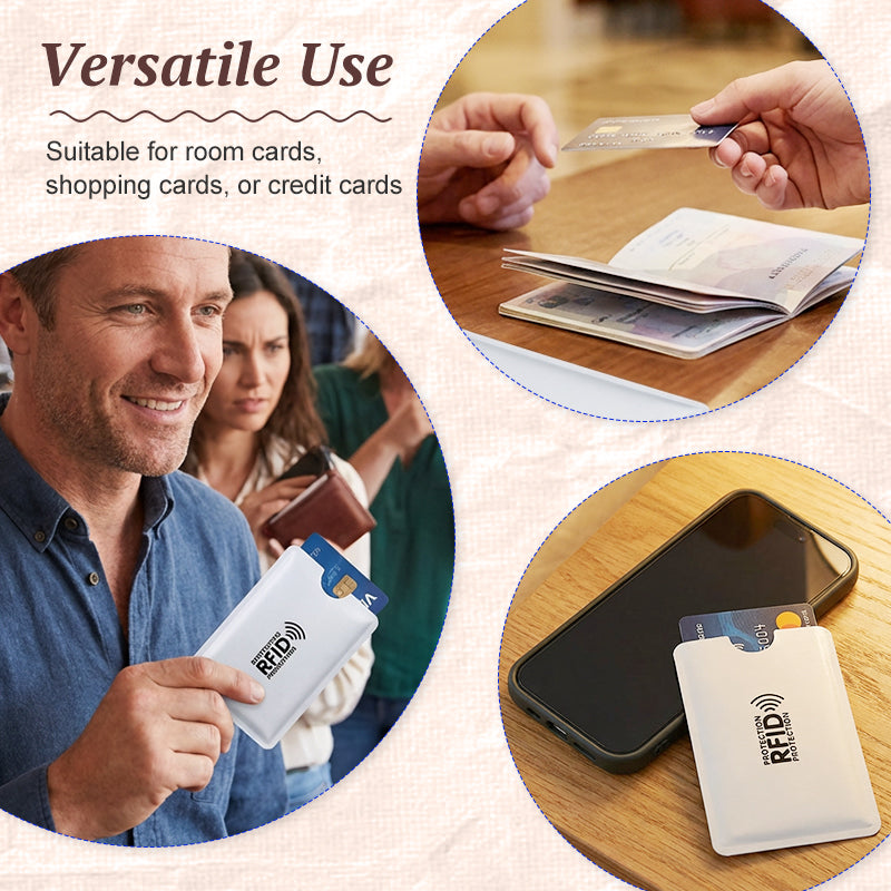 🛡️🏆LAST DAY SALE 40% OFF🔥RFID Blocking Sleeves for Credit Cards💳