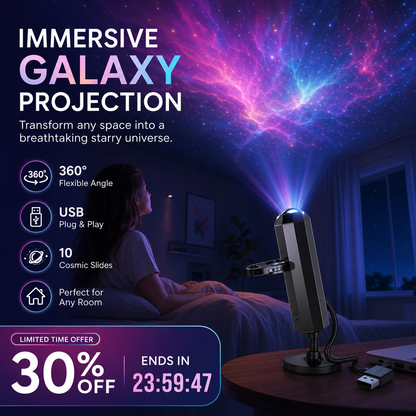 upsell🥳2026 HOT SALE🥳💥🌈 50% OFF! Doryma® Smart Galaxy Ocean Projector – Stunning Sky Effects at Home (Copy)